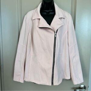 NWOT Pink Jacket 1X, Black Rivet brand